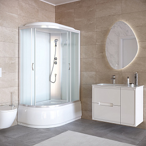 Душевая кабина Taliente Классико (Classico) TA-12080M(R) 120х80 асимметричная