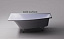 Ванна Astra Form Скат 1010082 170х75 пристенная асимметричная Solid Surface левосторонняя