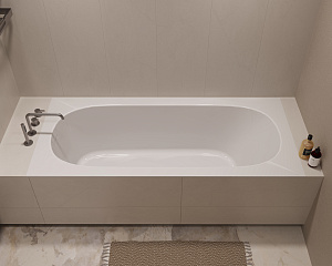 Ванна Vincea VBT-710-1700 170x75 пристенная прямоугольная