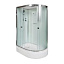 Душевая кабина AvaCan D312SLEL 120x90 асимметричная с крышей ориентация левая с электрикой