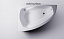 Ванна Astra Form Тиора 1010084 155х105 угловая асимметричная Solid Surface левосторонняя