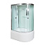 Душевая кабина AvaCan D512SLEL 120x90 асимметричная с крышей ориентация левая с электрикой