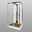 Душевая кабина AvaCan Z122MT 120x90 прямоугольная с крышей ориентация универсальная с гидромассажем и электрикой