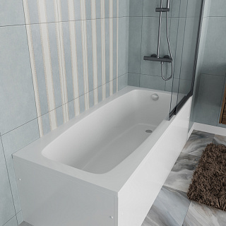 Ванна Vincea VBT-2S170-FR 170x75 пристенная прямоугольная
