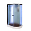 Душевая кабина AvaCan D012SLLED 120x90 асимметричная с крышей ориентация левая с электрикой