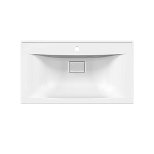 Раковина из искусственного камня Vincea 80 см VCB-3M800W встраиваемая цвет белый