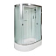 Душевая кабина AvaCan D312SREL 120x90 асимметричная с крышей ориентация правая с электрикой