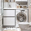 Тумба с раковиной Alavann Soft Silver 120 СТЯ-3732-1200-01 белая напольная