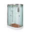 Душевая кабина AvaCan D012SLEL 120x90 асимметричная с крышей ориентация левая с электрикой