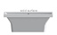 Ванна Astra Form Капри 1010087 180х80 отдельностоящая прямоугольная Solid Surface
