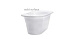 Ванна Astra Form Монако 1010078 174х80 отдельностоящая овальная Solid Surface